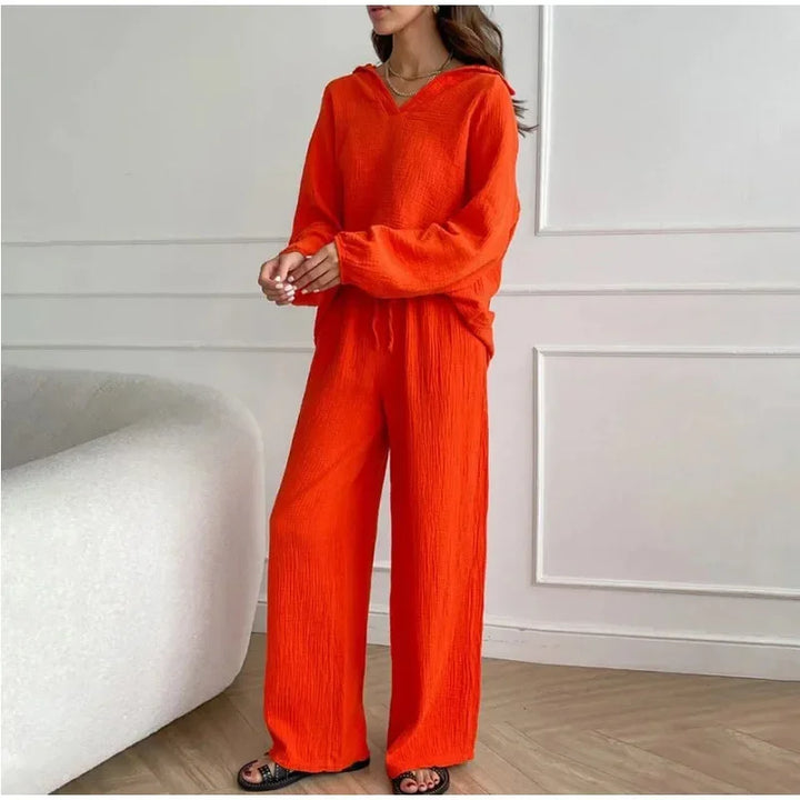 Mira Button-Up skjorta &amp; Culottes Set